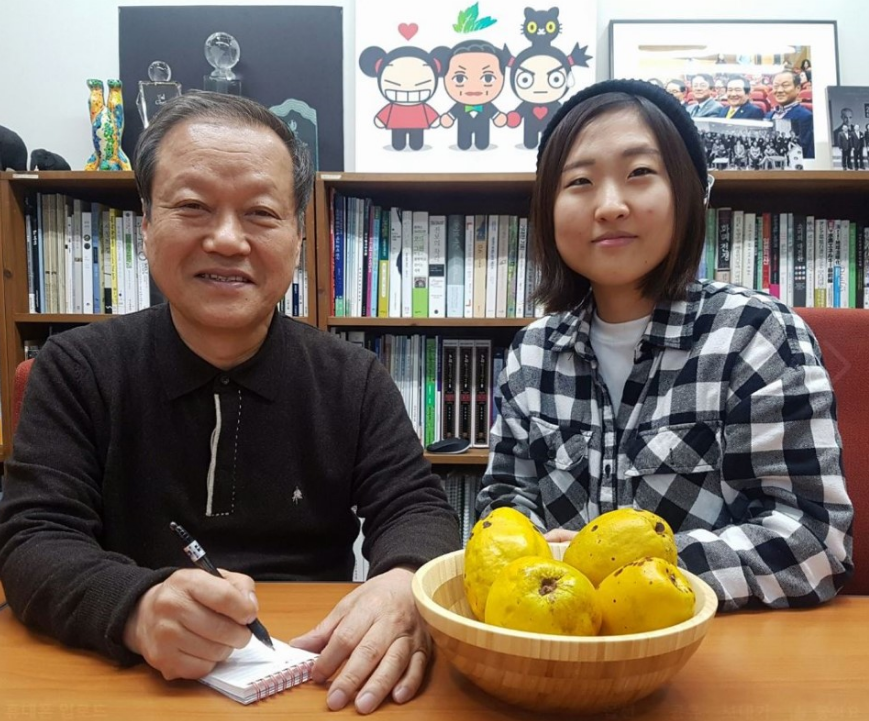 최열 대표와 윤여솔인턴